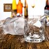 Estilo europeu em forma de vidro torcido bar de vidro de uísque irregular Cristal de cerveja vidro de bebidas espirituosas foscas