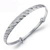 Pulsera étnica retro plateada Miao para mujer, pulsera de plata con forma de estrella y flor de coche, pulsera de plata redonda con forma de vientre, venta directa de fábrica