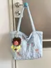 Bolsa Transversal Desenho Animado Fofa Feminina 2026 Nova Outono Inverno Grande Capacidade Casual Bolsa Tote Bolsa Escolar para Estudante