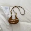 2026 Nova Moda Tendência Bolsa de Axila Estilo Coreano Bolsa de Mão Casual Bolsa de Meia-Lua Bolsa Simples de Ombro Transversal para o Dia a Dia