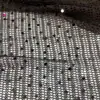 Tela de Malla con Bordado de Lentejuelas de Agujero Grande en Stock del Fabricante, Disponible en Múltiples Colores para Vestidos Qipao y Vestidos de Gala