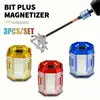 Porta-brocas Magnético Fuerte con Anillo Magnético Broca para Destornillador Eléctrico Más Localizador Magnético Broca Metálica Anillo Magnético