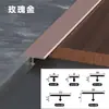 Tira de borde para azulejos de panel de pared en forma de T de aleación de aluminio, tira de metal en forma de T para revestimiento de suelos, panel de protección de pared
