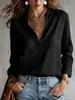 2026 Nova Moda Verão Europeia e Americana Amazon Transfronteiriça Roupas Femininas Cor Sólida Tops Botão Confortáveis e Modernos para Mulheres