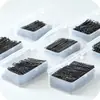 Pasador Grueso en Forma de U con Estilo para Recogidos, Simple Elegante, Pasador Negro, Tocado Fijo, Pin de una Sola Palabra, Pasador, Accesorio para el Cabello para Mujeres
