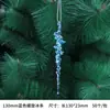 Tiras de Gelo Acrílico Transparentes Artificiais Decorações de Natal 2025 Pingentes para Árvore de Natal Decorações Festivas para Shopping Center Hotel