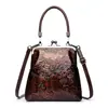 Bolsa Feminina Popular de Grande Capacidade com Fecho de Corrente, Bolsa de Mão Fashion, Bolsa de Ombro Feminina, Bolsa de Mão Estilo Cheongsam Novo