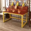 Mesa de Buda de Lujo Ligero Moderna, Mesa de Ofrendas, Mesa de Incienso, Altar de Buda para el Hogar, Mesa de Ofrendas de Tres Niveles, Mesa de Ofrendas Simple, Mesa de Ofrendas de Nuevo Estilo Chino