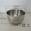 Itália Tigela Aprofundada à Prova de Respingos para Assar Ovos, Tigela de Salada Doméstica para Pratos Frios, Tigela para Bater Creme de Cozinha, Tigela para Sovar Massa