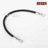 Cuerda redonda de cuero tejida a mano de 8 mm para llevar en la muñeca, correa de repuesto diagonal para bolso, accesorios para bolsos DIY, 51 accesorios