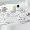 Bandeja con espejo acrílico, superficie reflectante, para exhibir joyas, accesorios para fotos, fondo de fotografía, decoración y adornos.