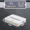Caja de Empanadillas Transfronteriza, Caja de Almacenamiento de Cocina de Grado Alimenticio para el Hogar, Refrigerador, Herramienta Organizadora, Caja de Wontons, Conservación de Frescura, Congelación Rápida, Congelación