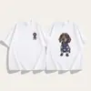 Camiseta de Manga Corta de Algodón Puro Peinado para Pareja, Diseño de Nicho de Verano, Sudadera Casual con Estampado de Dachshund