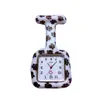 Fabricante de Shenzhen 2234 Reloj de Silicona Universal Estampado Cuadrado para Enfermeros Hombres y Mujeres, Reloj de Pecho para Examen de Estudiantes, Modelo Moderno Estilo Coreano