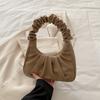 Bolso de Alta Calidad para Mujer de Gran Capacidad 2025 Nuevo Primavera y Verano Diseño de Nicho Bolso de Hombro Único Bolso de Bolita Plegado