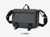 Bolsa Transversal Masculina Transfronteiriça, Bolsa Portátil de Negócios para o Dia a Dia, Grande Capacidade, Resistente a Arranhões, Desgaste, Bolsa de Ombro, Película de Couro à Prova de Respingo