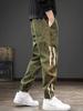Pantalones Deportivos Americanos de Moda para Primavera y Otoño, Pantalones de Pierna Holgados con Color en Contraste, Marca de Moda para Hombre, Pantalones Casuales de Pierna que Combinan con Todo