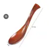 Cuchara de madera con gancho estilo japonés Cuchara de madera de Phoebe Loto cuchara infantil cuchara para sopa cuchara para gachas de mesa cuchara para postre logo