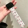 Diseño de Cereza a Pantalla Completa Adecuado para Correas de Apple Watch Iwatchss11/10/9 Silicona Appleultra3 Color Se