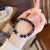 Nuevo brazalete de obsidiana de estilo étnico de moda nacional brazalete Xingshi retro artístico brazalete de regalo de cumpleaños para novias