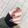 Puntas de Uñas Falsas Desmontables de Color Sólido Cortas Personalizadas Portátiles Parches de Uñas Falsas Terminados al por Mayor Ultra Delgadas