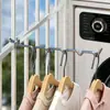 Artefacto para Secar Ropa en Balcón sin Taladro Perchero para Ropa sin Taladro Colgador Dormitorio de Estudiantes Barra para Colgar Ropa Estilo Nuevo Plegable