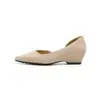 Zapatos de moda para mujer Chuyuji retro de gamuza huecos con tacón grueso, adecuados para faldas, mocasines de punta fina versátiles y elegantes de nicho