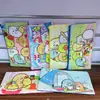 Bolsa de recibo Chiikawa transfronteiriça, estojo de lápis, bolsa para documentos Sanrio A6, bolsa de recibo Sumikko Gurashi, estojo de lápis do Gato KT