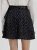 Falda Corta de Encaje con Cordones de Verano Línea A Chifón Satén Moda Hada para Mujer Transfronteriza Amazon Cintura Alta