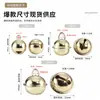 Gancho de Arame de Ferro Galvanizado Triângulo Sino DIY Acessórios de Metal para Animais de Estimação Acessórios de Chaveiro Sino Redondo Pingente de Metal Artesanal