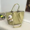 Bolso Tote Casual y Elegante 2026 Verano Nuevo Gran Capacidad Moda para Viajar al Trabajo Bolso de Hombro Color Sólido Bolso de Axila