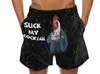 Pantalones de Playa para Hombre Divertidos Estampado 3D de Pavo de Pascua Bañador Plátano Burlón Pantalones Cortos Casuales Europeos y Americanos
