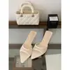 Sandálias Femininas Elegantes de Salto Fino com Tela, Abertas na Ponta, Moda Europeia e Americana, Novidade Verão 2026, Tamanho 35-40