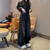 Jeans de Pierna Ancha con Pedrería de Cielo Estrellado para Mujer, Nuevo Estilo Primavera/Verano 2026, Pantalones Rectos Acampanados Adelgazantes de Tallas Grandes