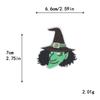 Chapéu de Abóbora de Halloween Bordado em Computador Patch de Bordado de Bruxa Fantasma Patch Artesanal DIY