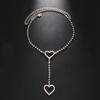Amazon Hot Selling Rhinestone Jóias Sexy Trendy Love Colar Personalizado All-match Pingente Colar