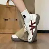 Nuevos Zapatos de Papá de Suela Blanda Primavera 2026 Zapatillas Casual Versátiles Zapatos de Entrenamiento Alemanes Retro de Suela Gruesa para Aumentar la Altura para Mujeres
