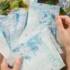 Día Hermoso Material Flores de Papel Ramas en Flor Serie Patrón Vintage Textura Material para Diario 30 Hojas Incluidas 6 Diseños