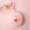 Bolsa de monedas de dibujos animados linda bolsa de felpa pequeño colgante de joyería bolsa portátil para guardar auriculares cambio bolso de mano venta al por mayor