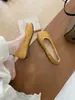Zapatos retro JIAMANNI de punta dividida pezuña de cerdo para mujer, zapatillas planas bajas sin cordones, zapatos de mujer talla grande