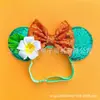 Nueva diadema de Toy Story para niños con orejas de Mickey y lazo de lentejuelas, accesorios para el cabello, decoración de parque de atracciones, diadema