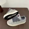 Zapatos de Mujer de Gama Alta 2026 Primavera Nuevos Zapatos de Estudiante Estilo Coreano Suela Gruesa Versátiles Ins Tenis Casuales de Moda para Mujer