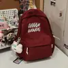 Mochila nueva de alto estilo japonés ins, fresca y dulce, para estudiantes de secundaria y preparatoria, bolsa escolar ligera para niñas, bolsa de hombro doble de gran capacidad