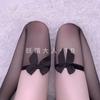 Meias Lolita doce fofas com laço jk sexy altas acima do joelho de verão finas sexy fofas
