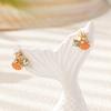 Pendientes de viento Ins para mujer, asimétricos, de alta gama, con incrustaciones de concha de estrella de mar delicadas, joyería para las orejas al por mayor