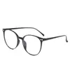 Armazón de Gafas para Miopía Óptica para Hombre, Armazón de Gafas Retro de Moda, Armazón Redondo Grande, Antirradiación, Antiluz Azul, Danyang en Stock
