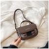 Bolso de silla de montar a cuadros de nicho para mujer 2023 nueva moda de otoño e invierno bandolera bandolera para el día a día