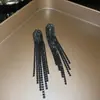 Pendientes de Borla Flor Geométrica Dulces y Exquisitos Estilo Coreano con Diamantes, Sensación de Lujo Ligero y Gama Alta, Pendientes de Nicho de Moda para Mujeres
