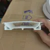 Tampa acrílica para soquete de lâmpada escada em arco silicone flexível guarda-roupa sem atrito tampa de soquete de lâmpada embutida canaleta de fios