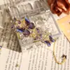 Pintura al Óleo Mariposa Marcapáginas de Metal Personalizado de Alta Gama Exquisito Soporte de Página para Estudiantes Souvenir Cultural y Creativo Grabado Personalización